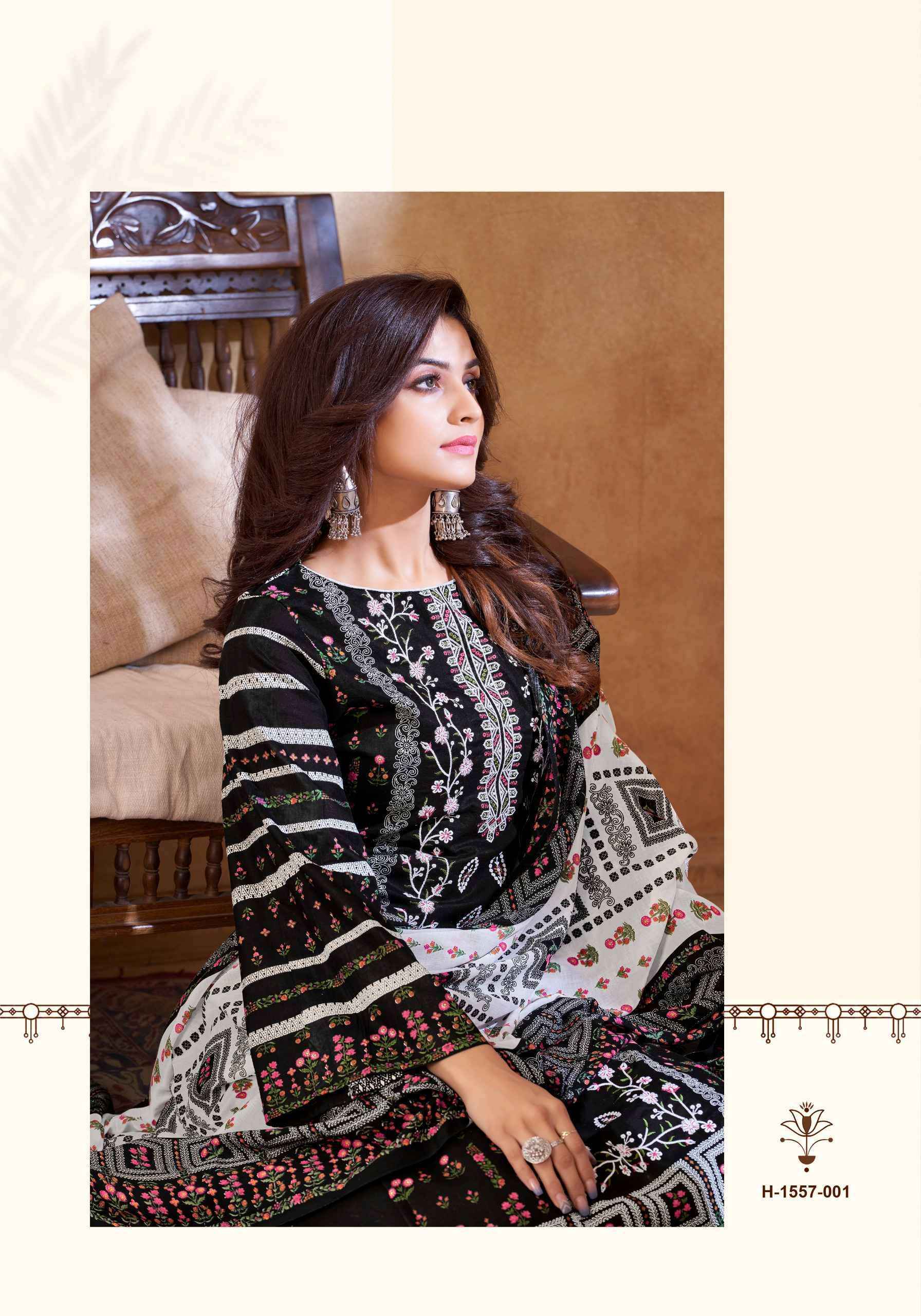 Alok Suit Qudrat Black And White Suits ( 8 Pcs Catalog )