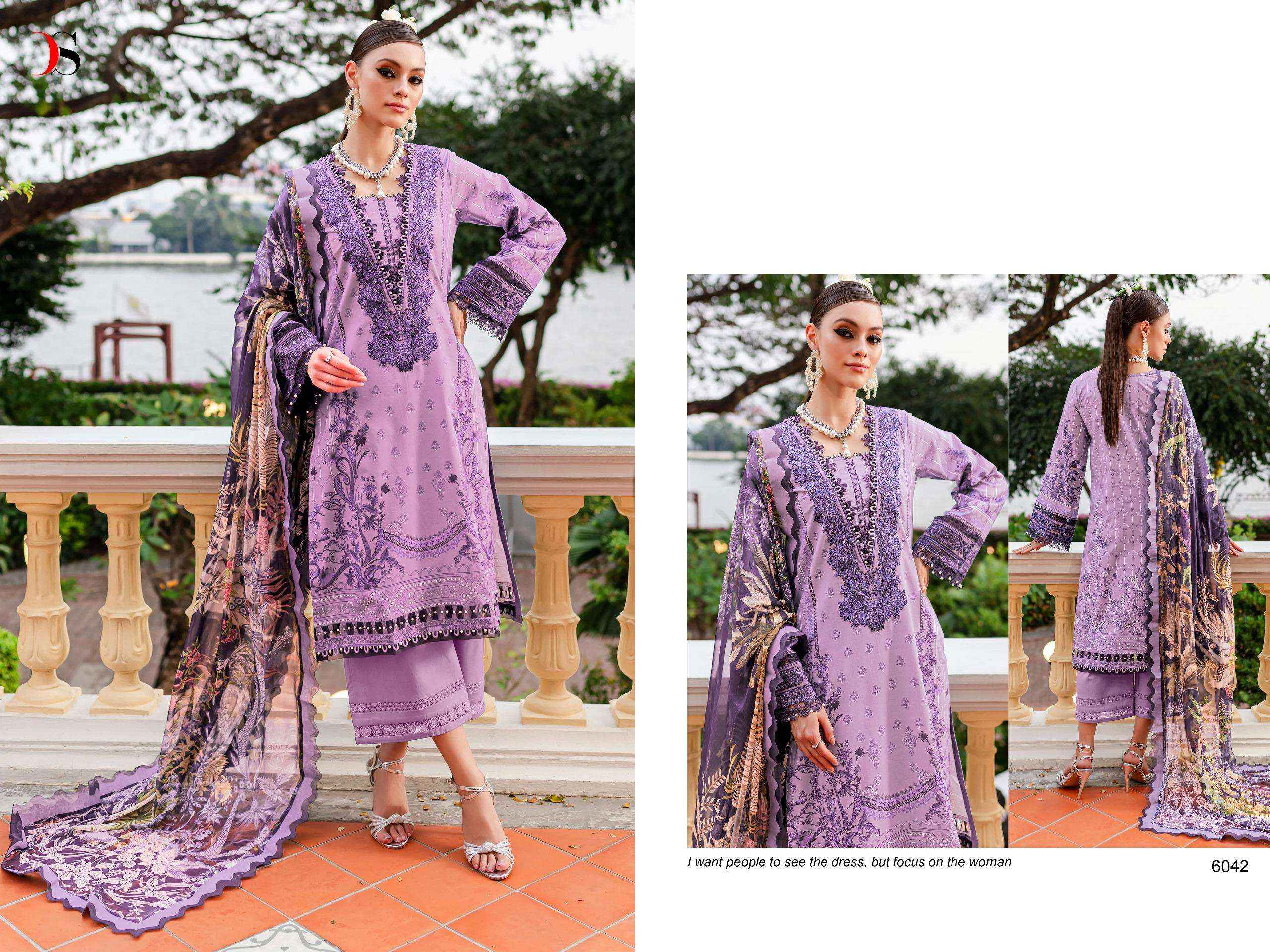 DEEPSY SUITS FIRDOUS QUEENS COURT VOL 7 PAKISTANI SUITS  (8 PCS CATALOG ) CHIFFON DUPATTA