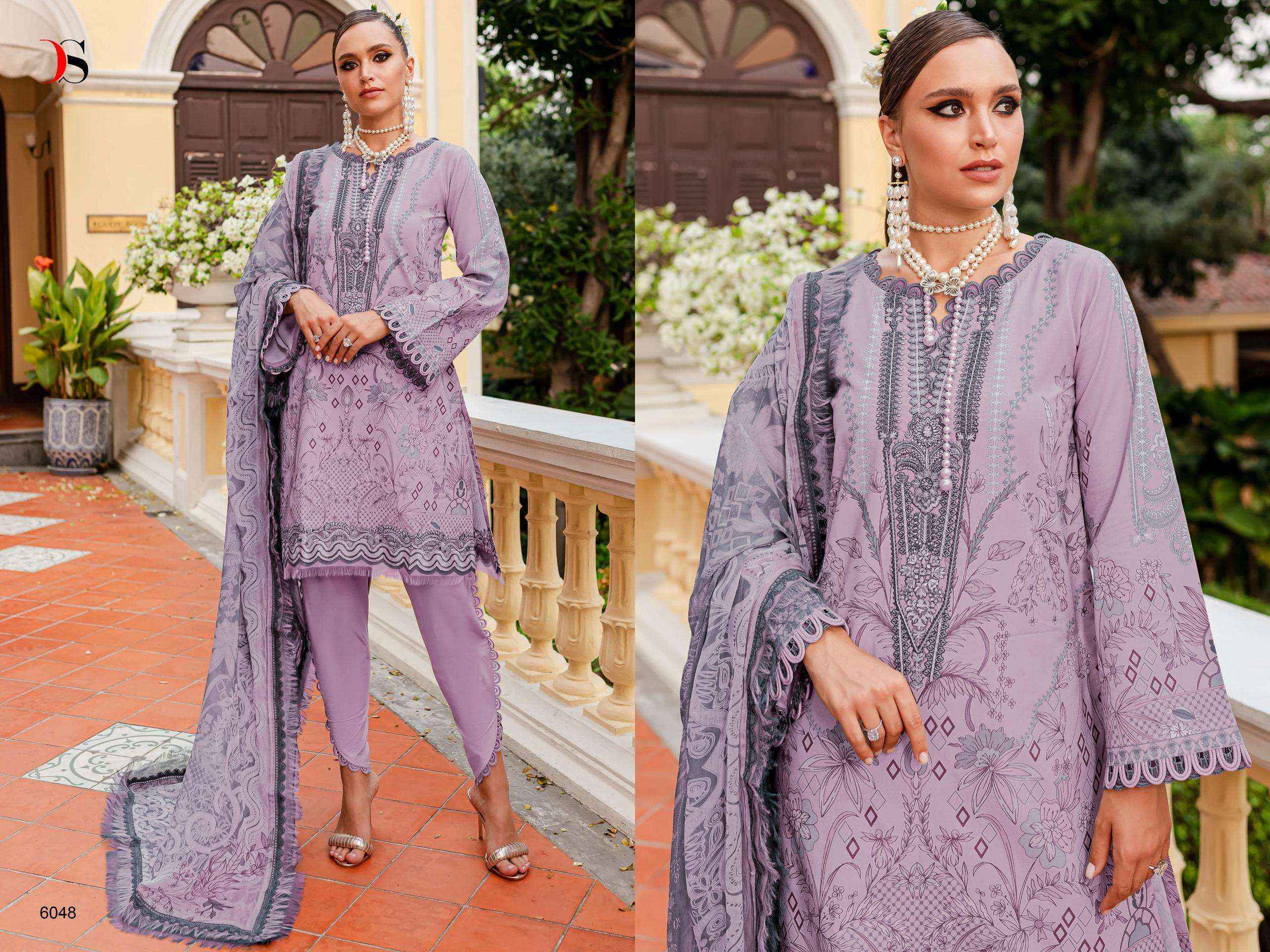 DEEPSY SUITS FIRDOUS QUEENS COURT VOL 7 PAKISTANI SUITS  (8 PCS CATALOG ) CHIFFON DUPATTA