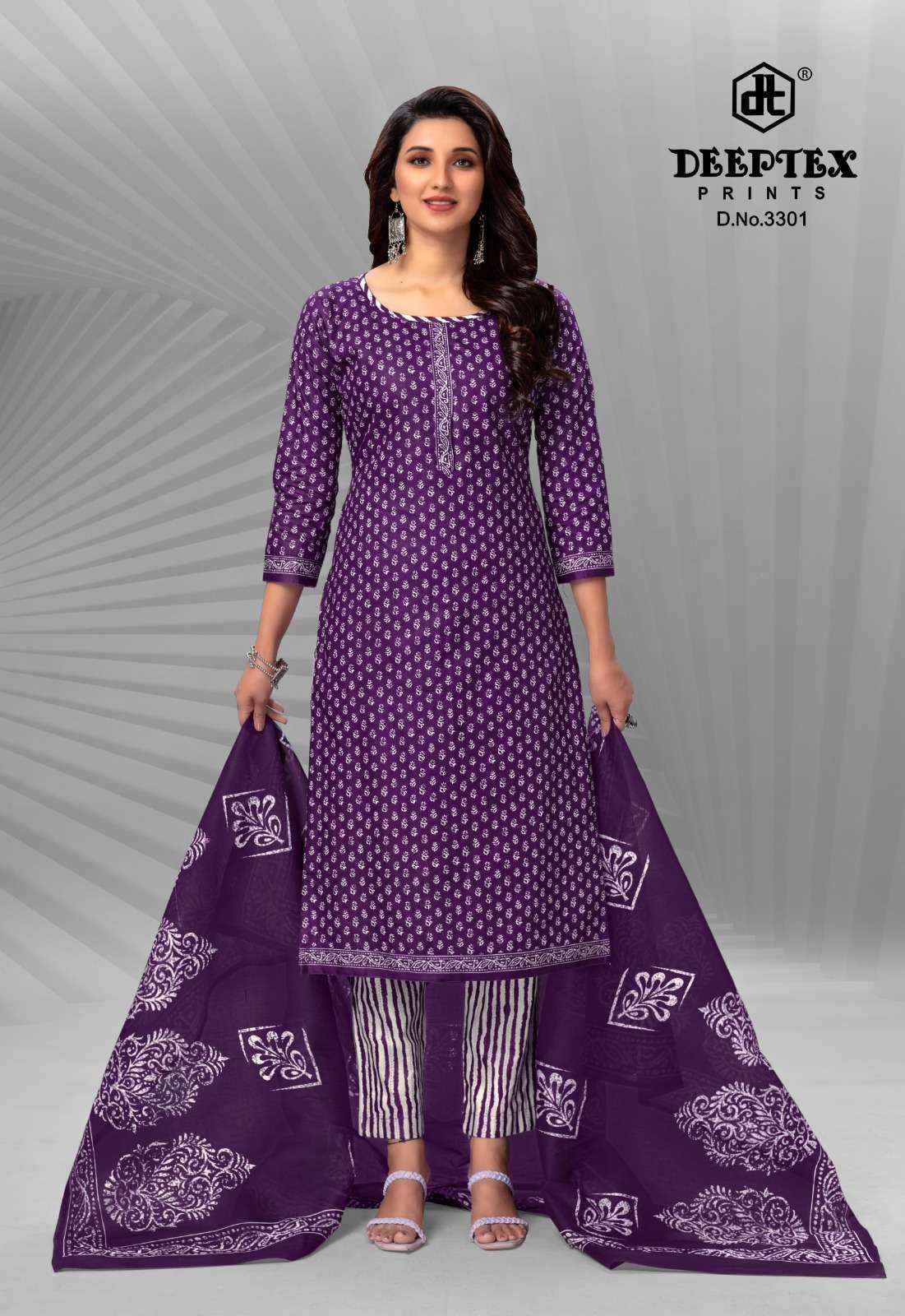 DEEPTEX CHIEF GUEST VOL 33 COTTON SALWAR SUITS ( 15 PCS CATALOG )