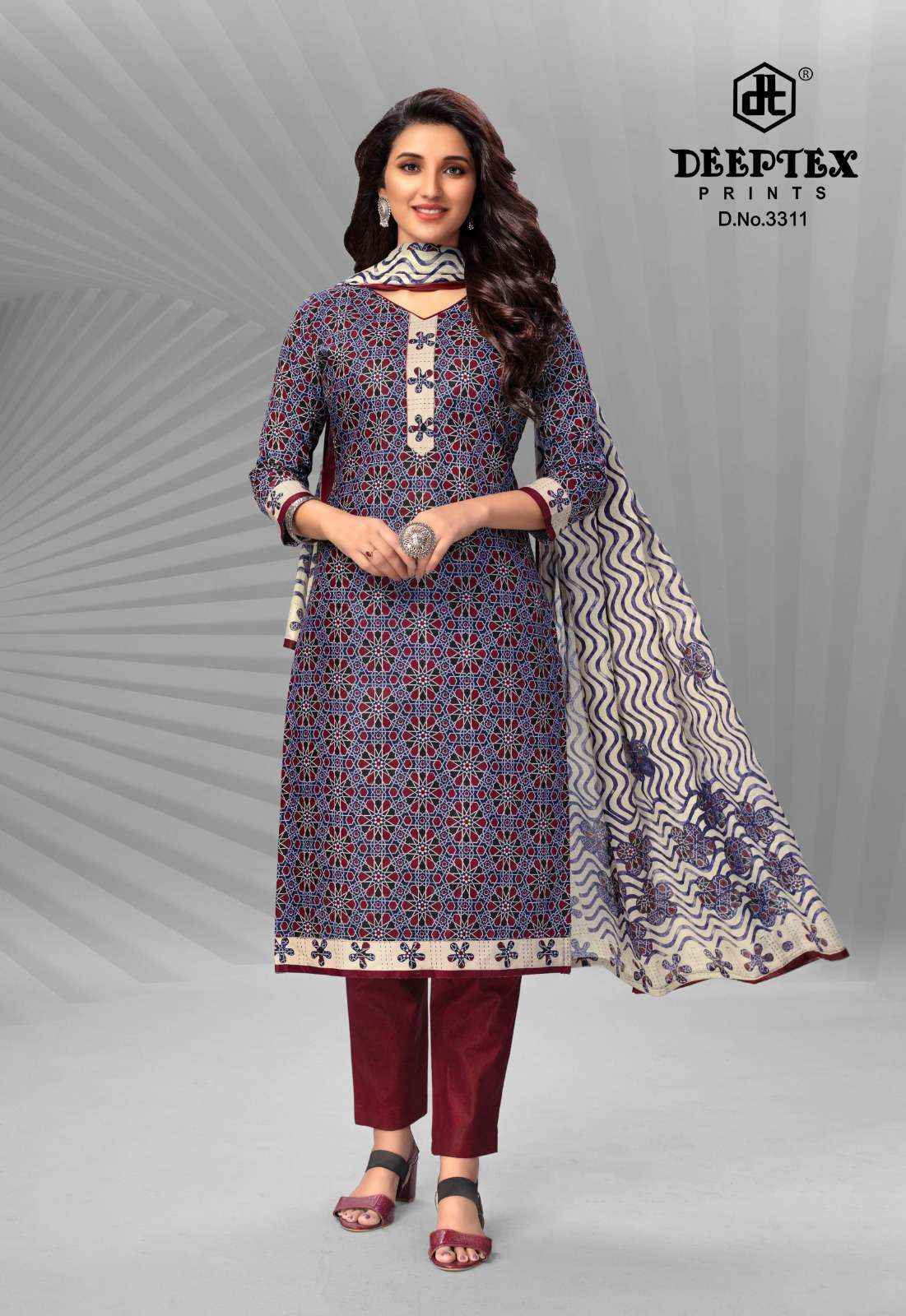 DEEPTEX CHIEF GUEST VOL 33 COTTON SALWAR SUITS ( 15 PCS CATALOG )