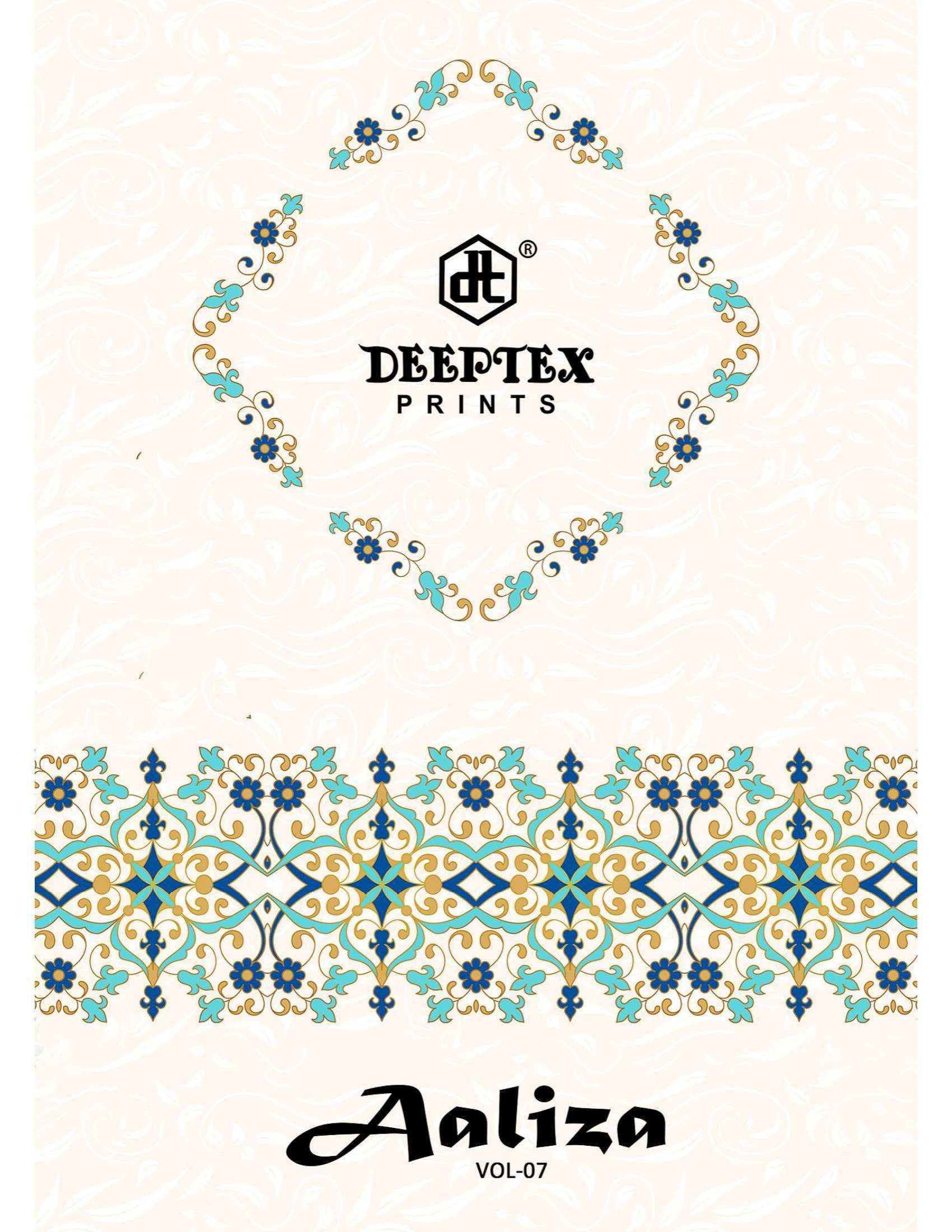 DEEPTEX PRINTS AALIZA VOL 7 COTTON DRESS MATERIAL ( 10 PCS CATALOG )