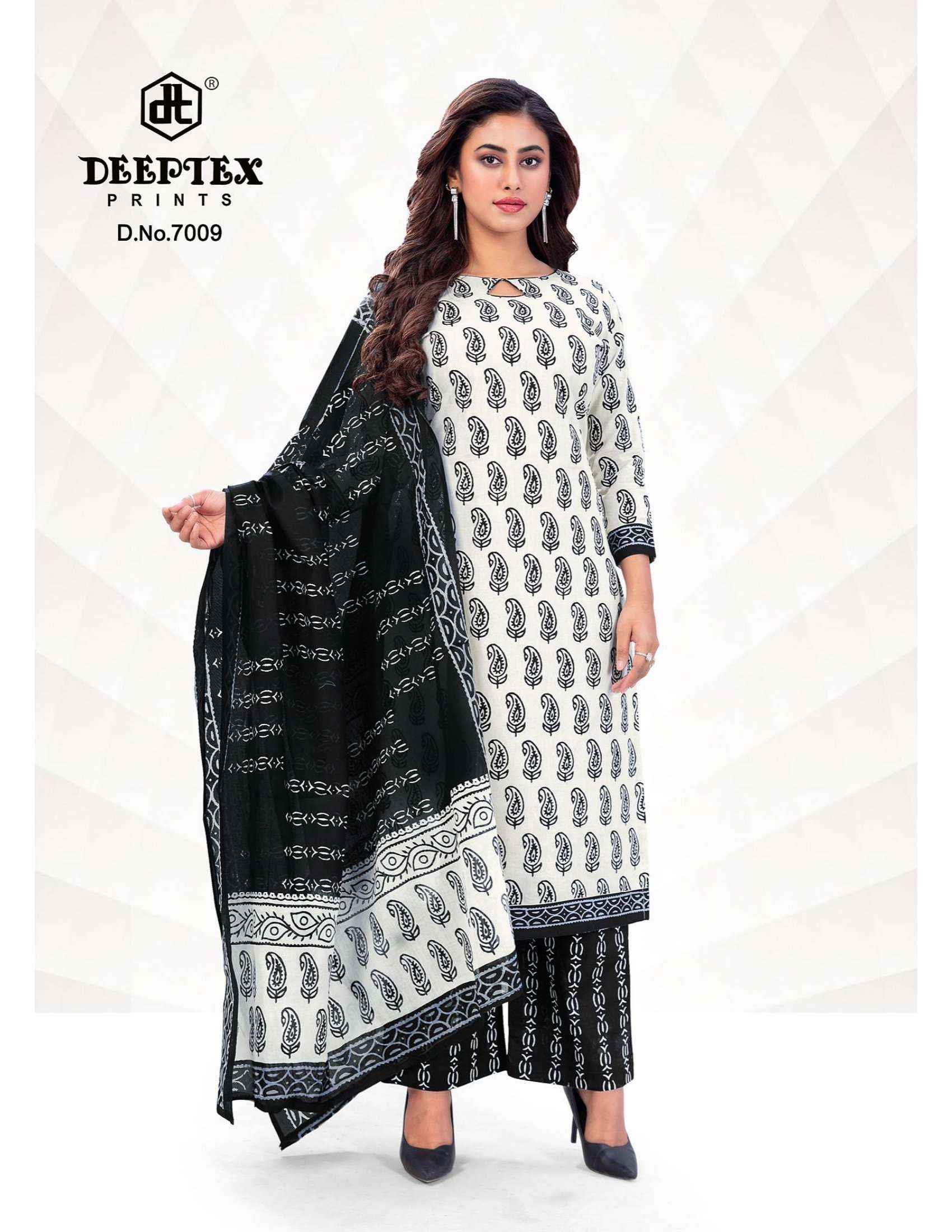 DEEPTEX PRINTS AALIZA VOL 7 COTTON DRESS MATERIAL ( 10 PCS CATALOG )