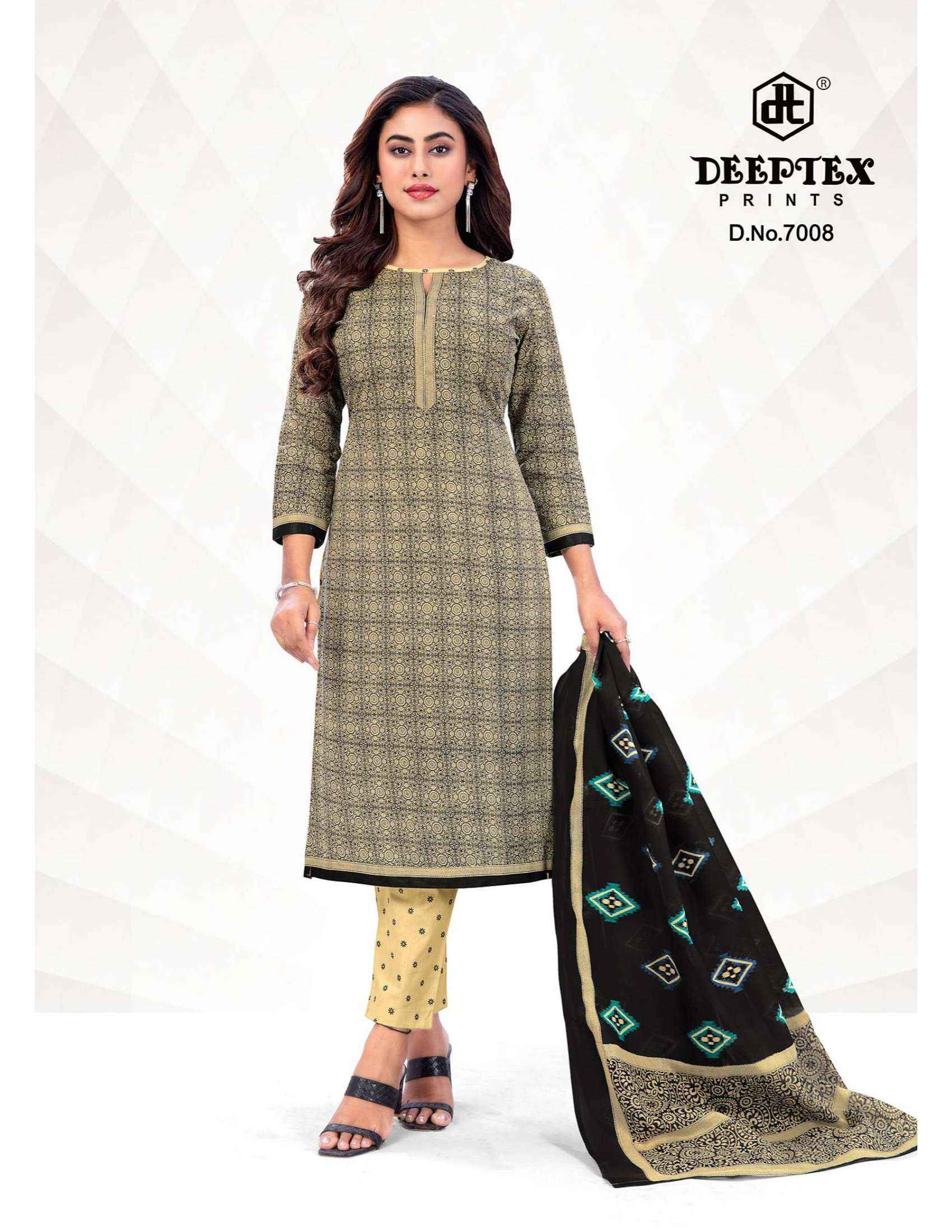 DEEPTEX PRINTS AALIZA VOL 7 COTTON DRESS MATERIAL ( 10 PCS CATALOG )