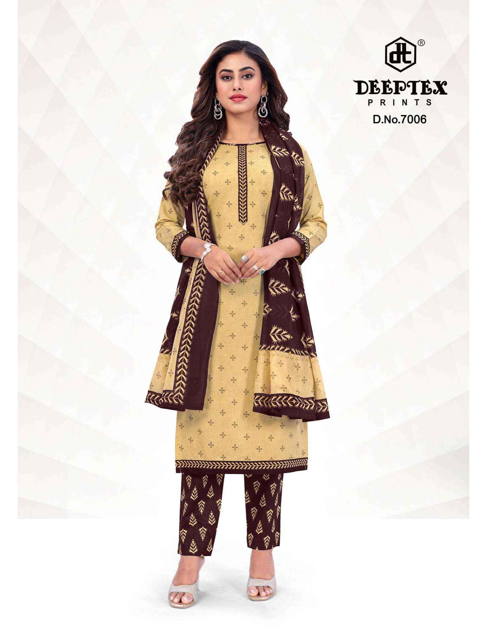 DEEPTEX PRINTS AALIZA VOL 7 COTTON DRESS MATERIAL ( 10 PCS CATALOG )