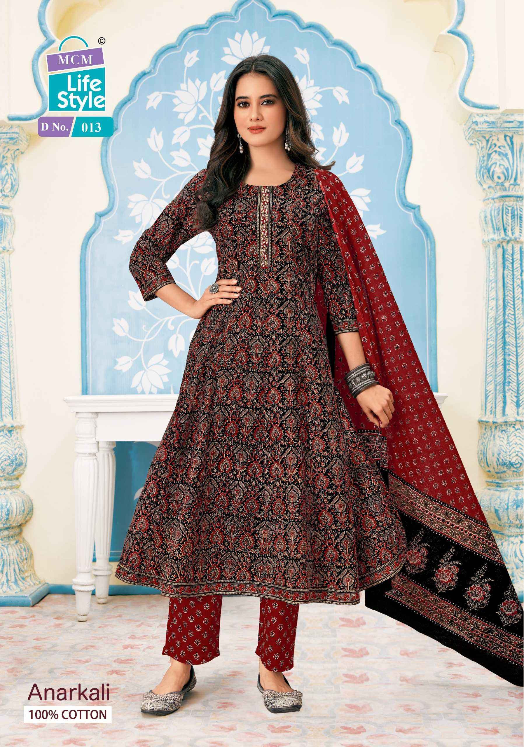 MCM LIFESTYLE ANARKALI READYMADE SALWAR KAMEEZ ( 10 PCS CATALOG )