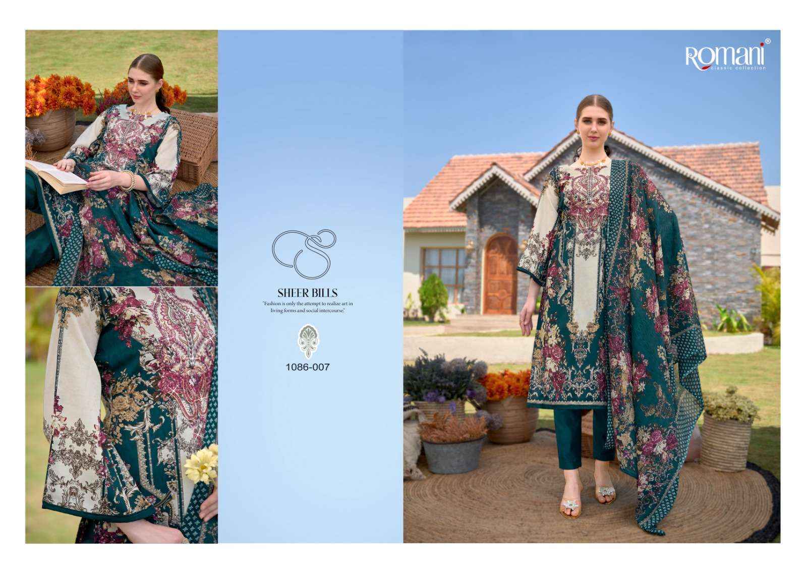 ROMANI AARZU VOL 3 COTTON DIGITAL PRINT SALWAR SUITS ( 8 PCS CATALOG )