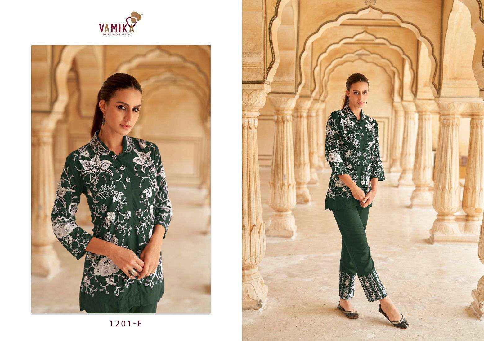 VAMIKA VERONICA DESIGNER READYMADE CORD SET ( 5 PCS CATALOG )