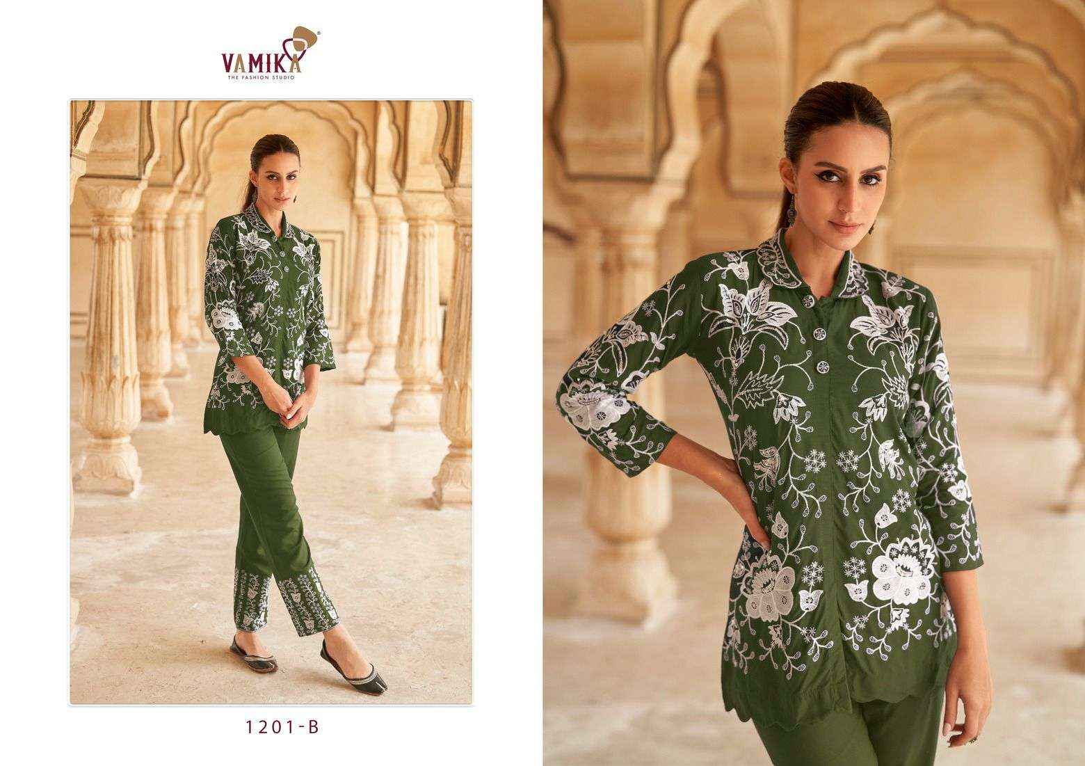 VAMIKA VERONICA DESIGNER READYMADE CORD SET ( 5 PCS CATALOG )