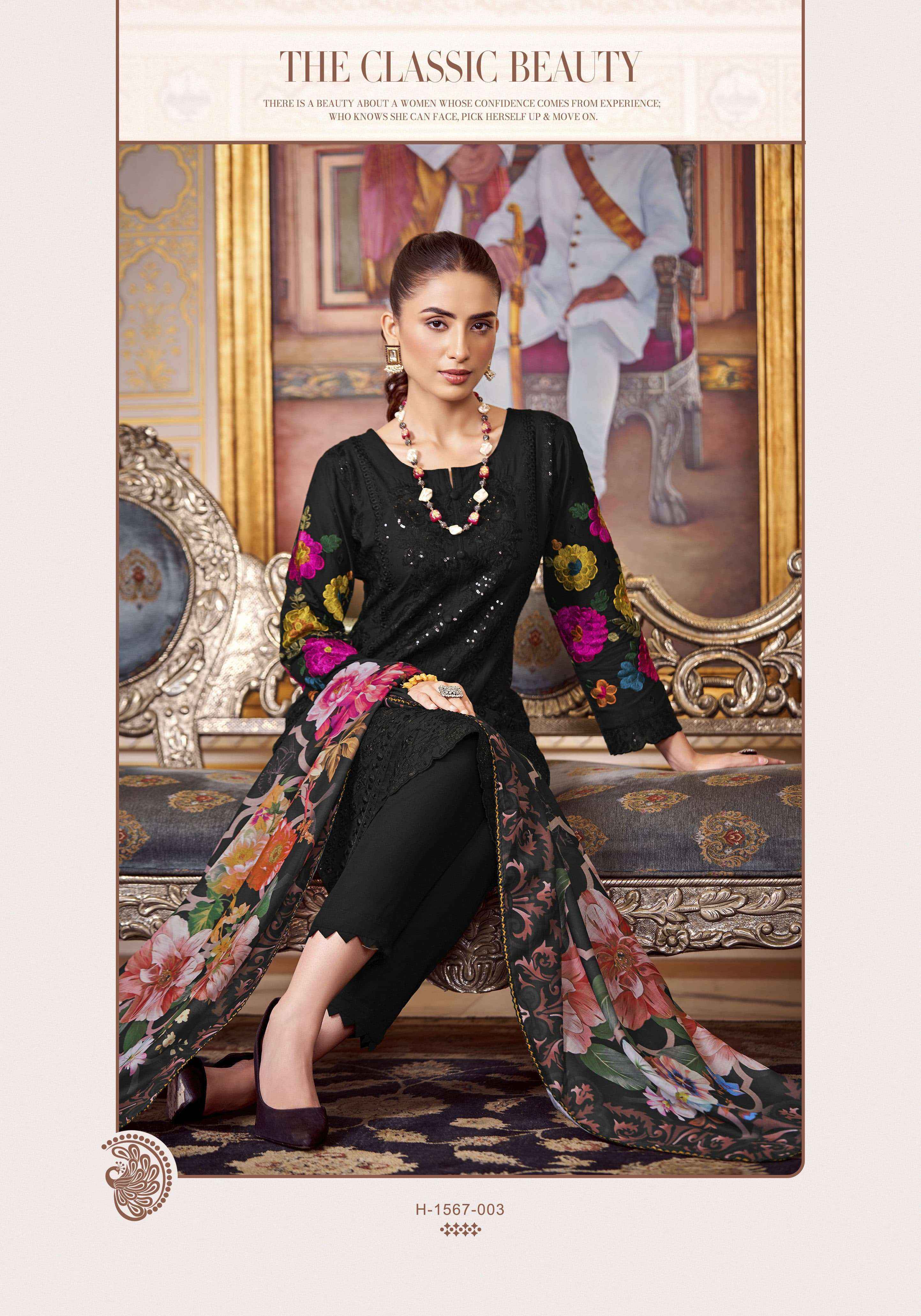 Alok Suit Tabeer Fancy Pakistani Work Cotton Suit Wholesale ( 8 PCS CATALOG )