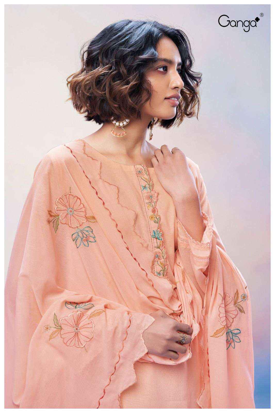 Ganga Fashion Anwita 2599 Premium Designs Fancy Handwork Suit Supplier ( 4 pcs catalog )