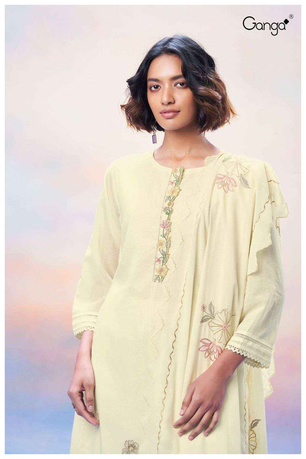 Ganga Fashion Anwita 2599 Premium Designs Fancy Handwork Suit Supplier ( 4 pcs catalog )