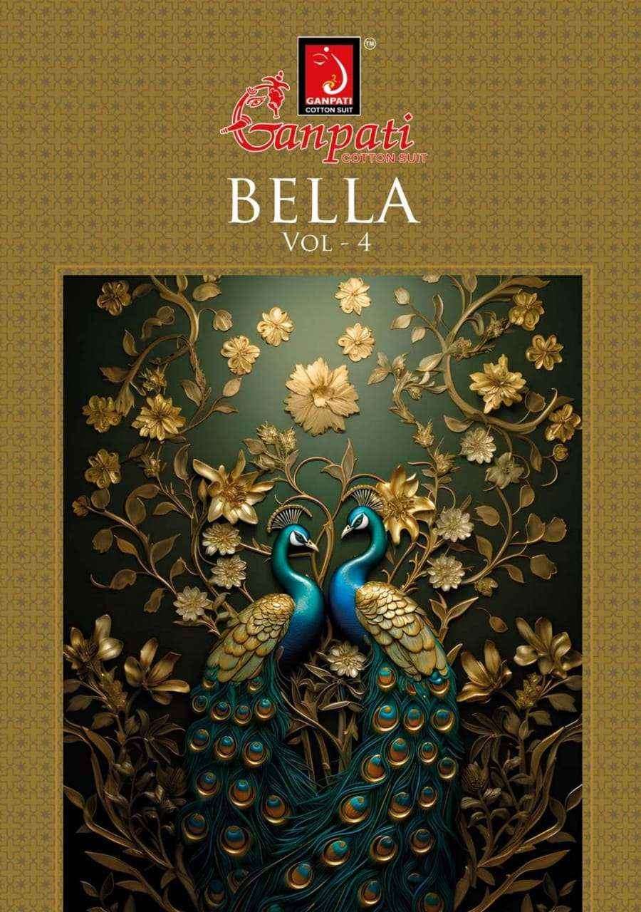 Ganpati cotton bella vol 4 Readymade suits ( 15 pcs catalogue)