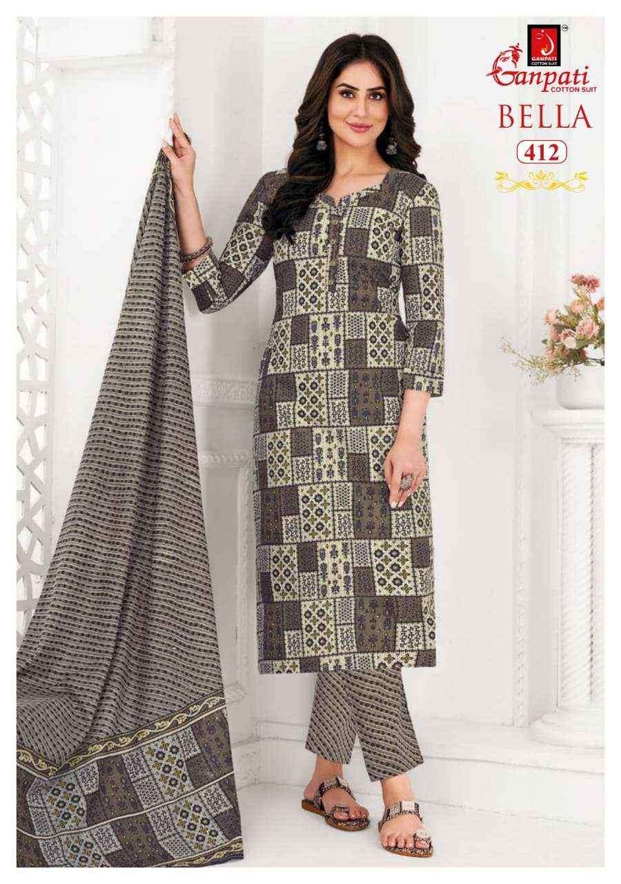 Ganpati cotton bella vol 4 Readymade suits ( 15 pcs catalogue)