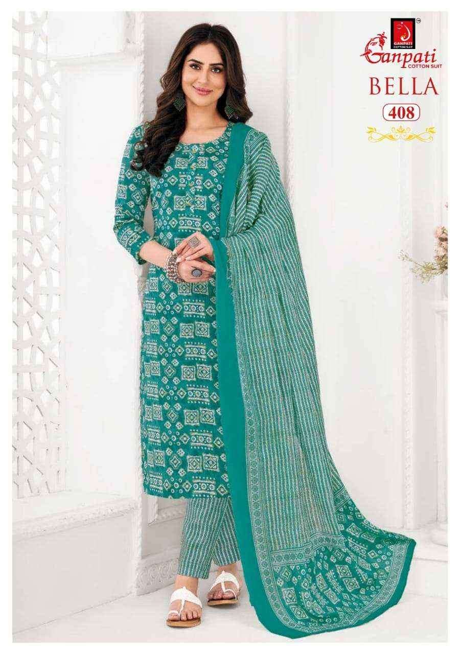 Ganpati cotton bella vol 4 Readymade suits ( 15 pcs catalogue)