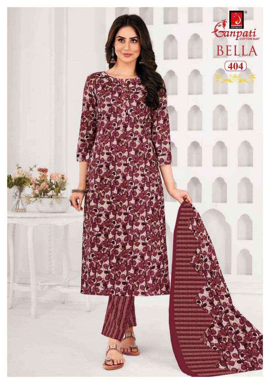 Ganpati cotton bella vol 4 Readymade suits ( 15 pcs catalogue)