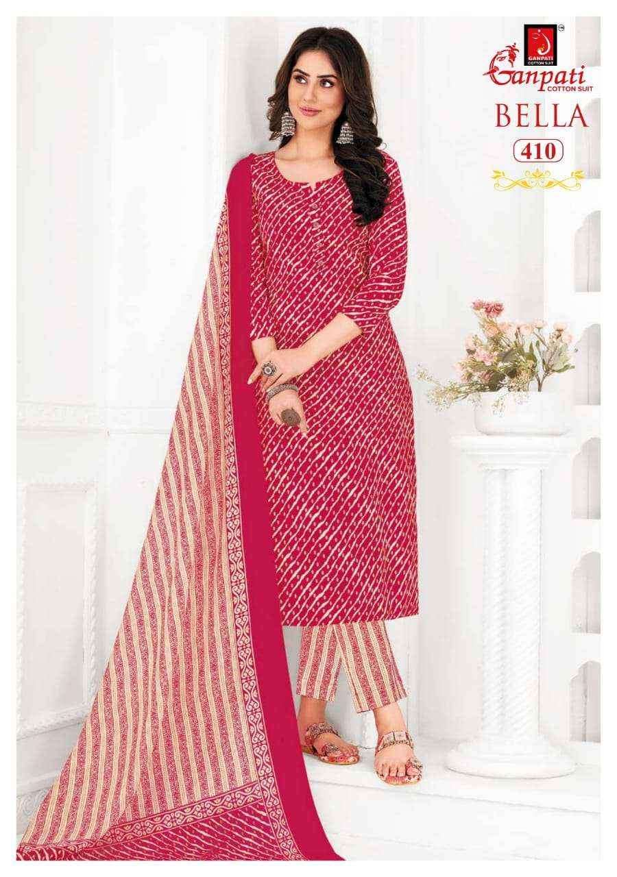 Ganpati cotton bella vol 4 Readymade suits ( 15 pcs catalogue)