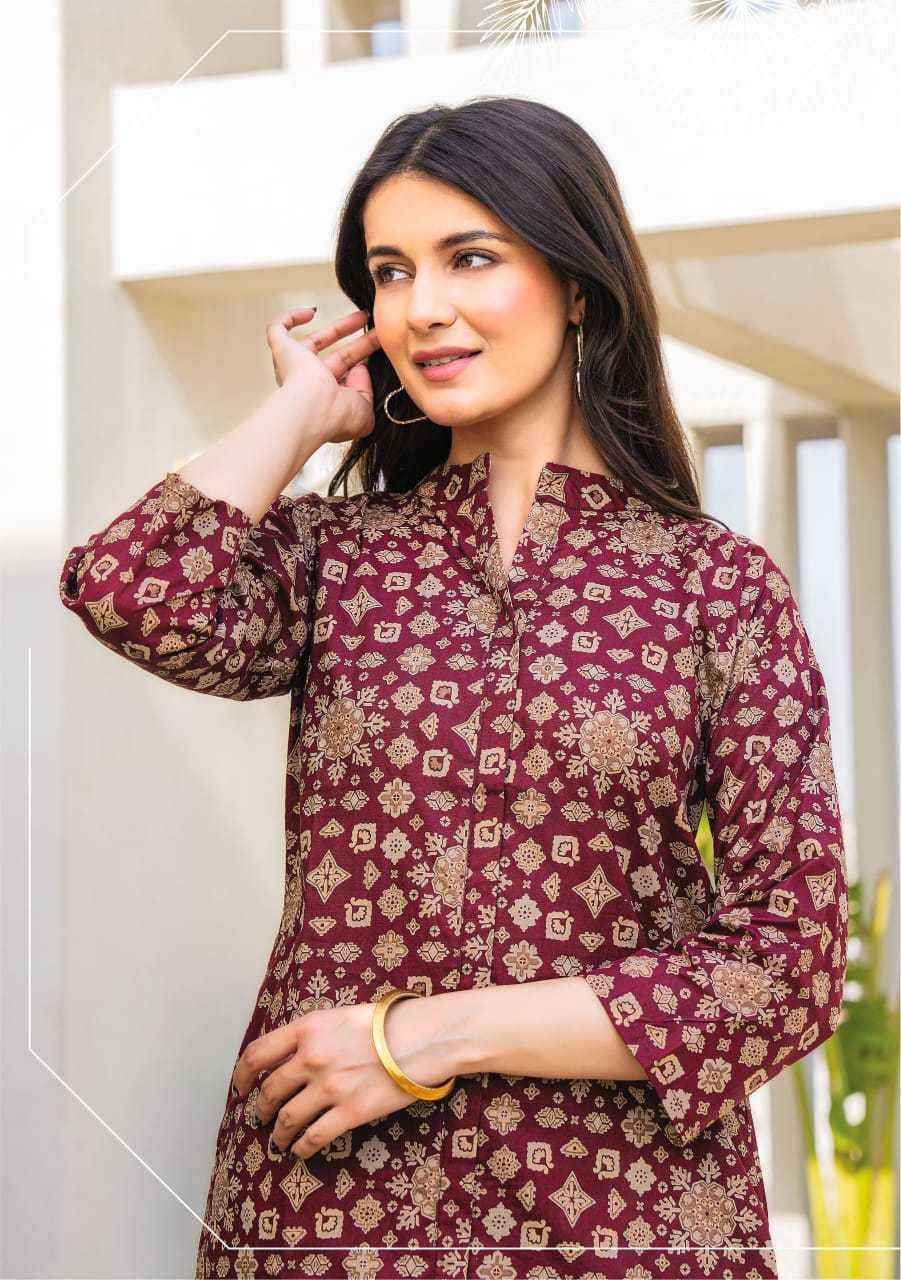 MAYUR CREATION CRYSTAL VOL 2 COTTON PRINTED SHORT KURTI ( 12 PCS CATALOG )