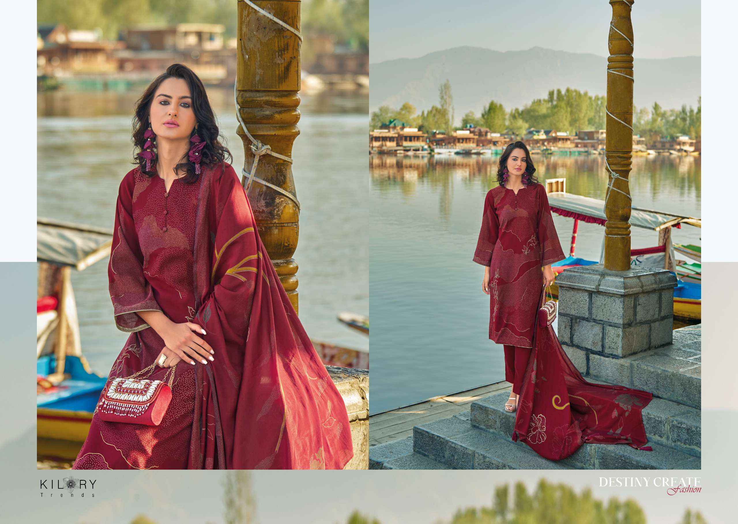 KILORY TRENDZ ZAINAB VISCOSE FANCY EMBROIDERY SALWAR KAMEEZ ( 8 PCS CATALOG )