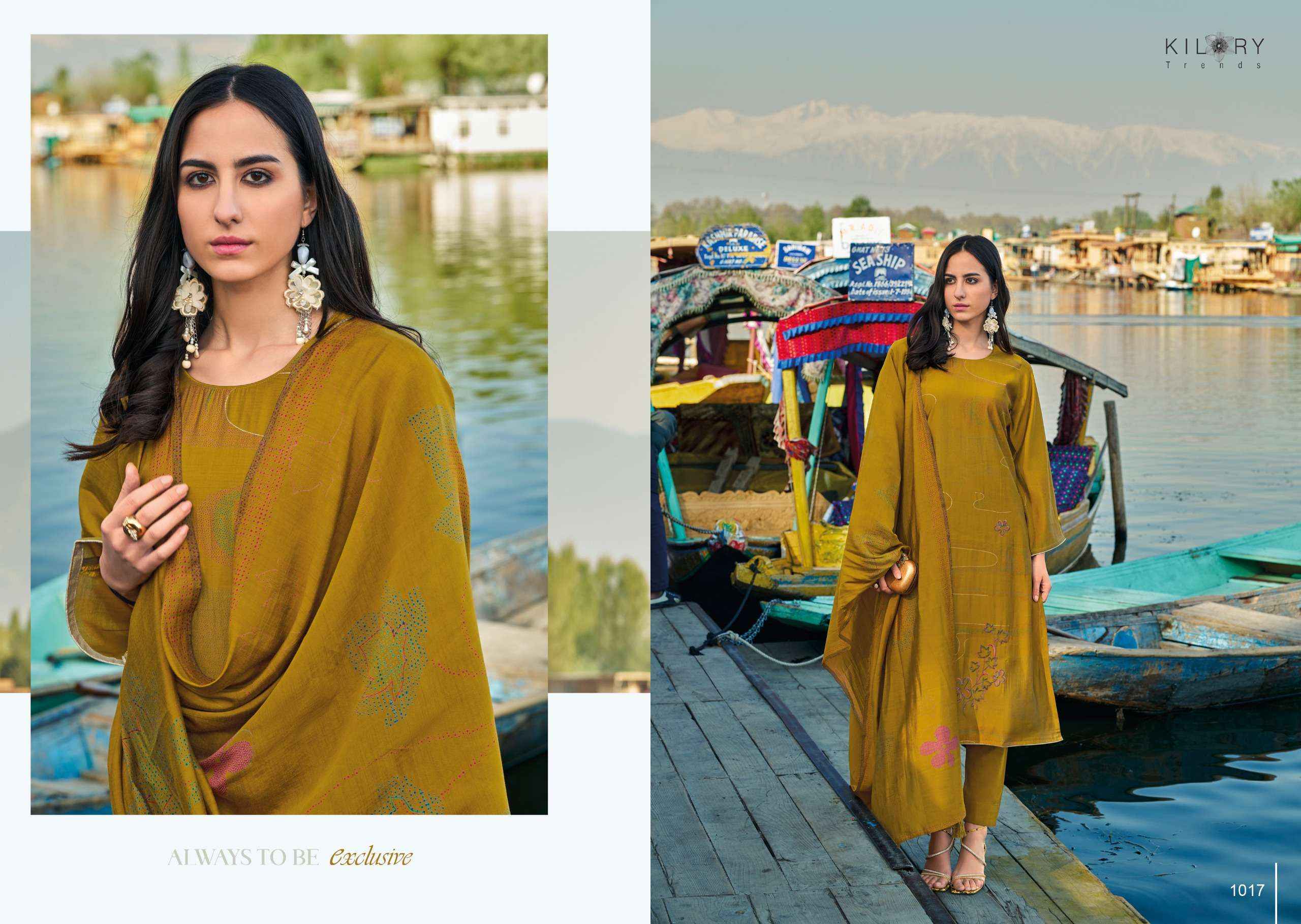 KILORY TRENDZ ZAINAB VISCOSE FANCY EMBROIDERY SALWAR KAMEEZ ( 8 PCS CATALOG )