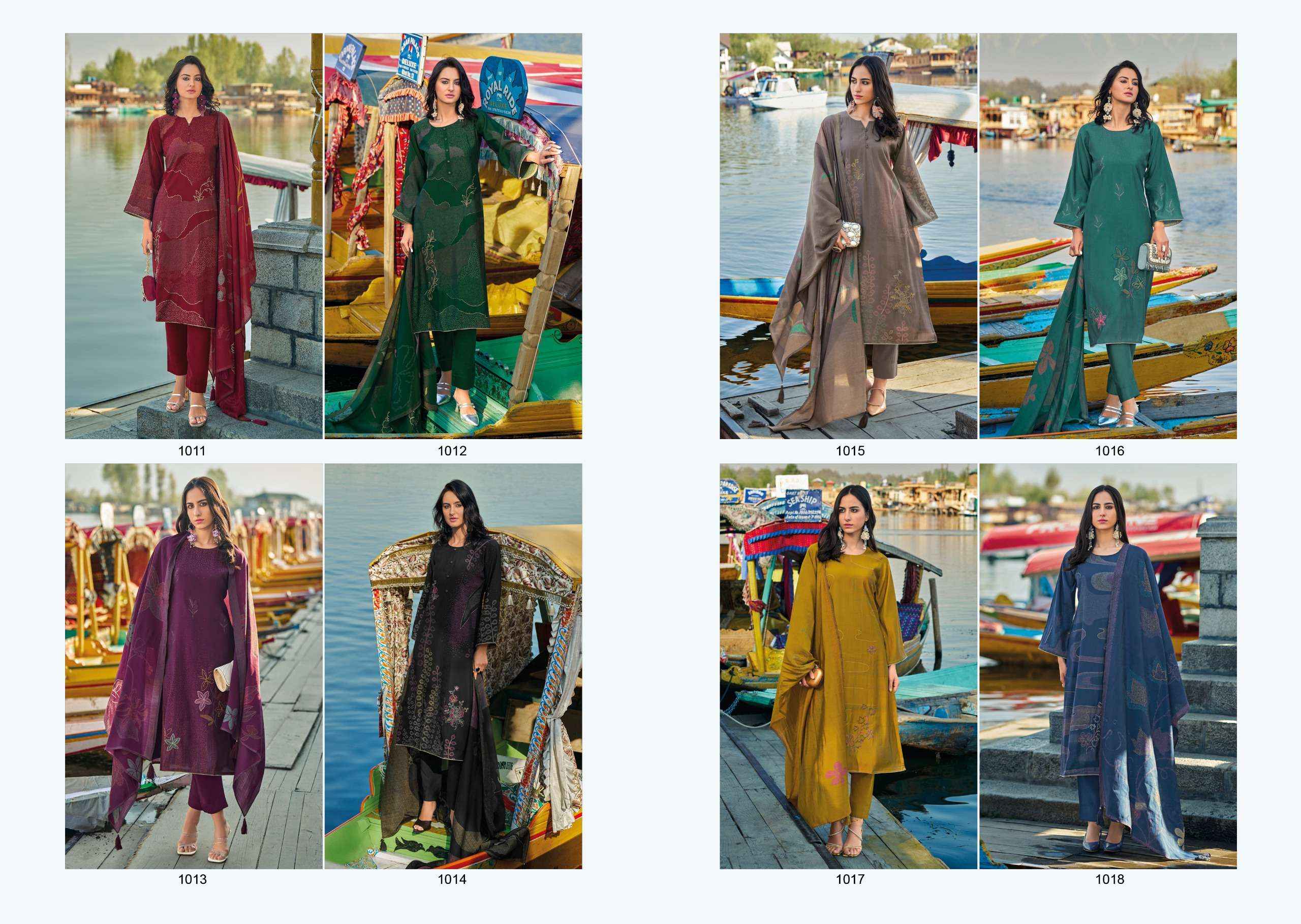 KILORY TRENDZ ZAINAB VISCOSE FANCY EMBROIDERY SALWAR KAMEEZ ( 8 PCS CATALOG )