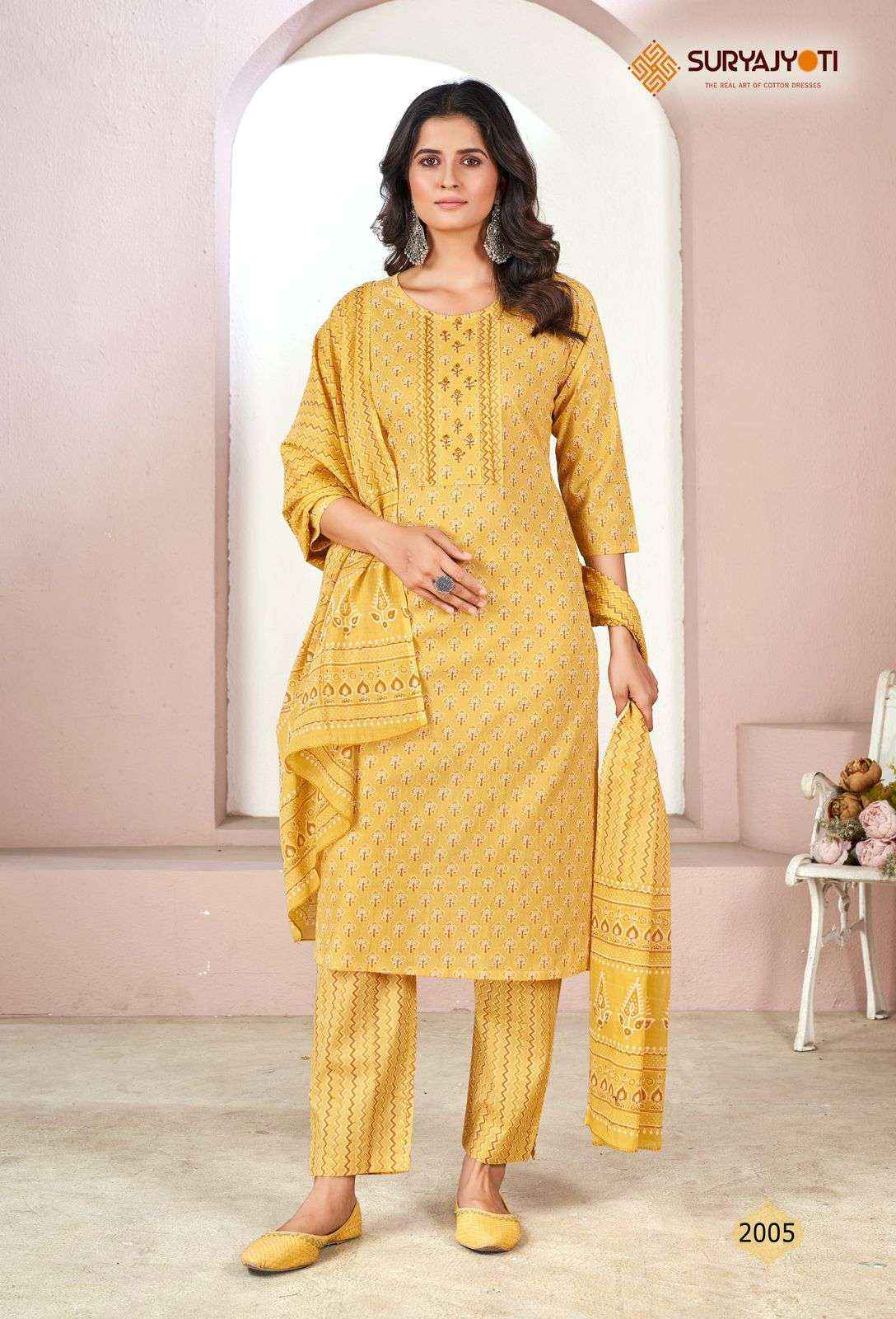 SURYAJYOTI NATASHA VOL 2 LAWN PRINT READY MADE SUIT ( 10 PCS CATALOG )