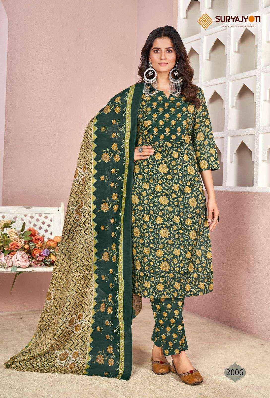 SURYAJYOTI NATASHA VOL 2 LAWN PRINT READY MADE SUIT ( 10 PCS CATALOG )