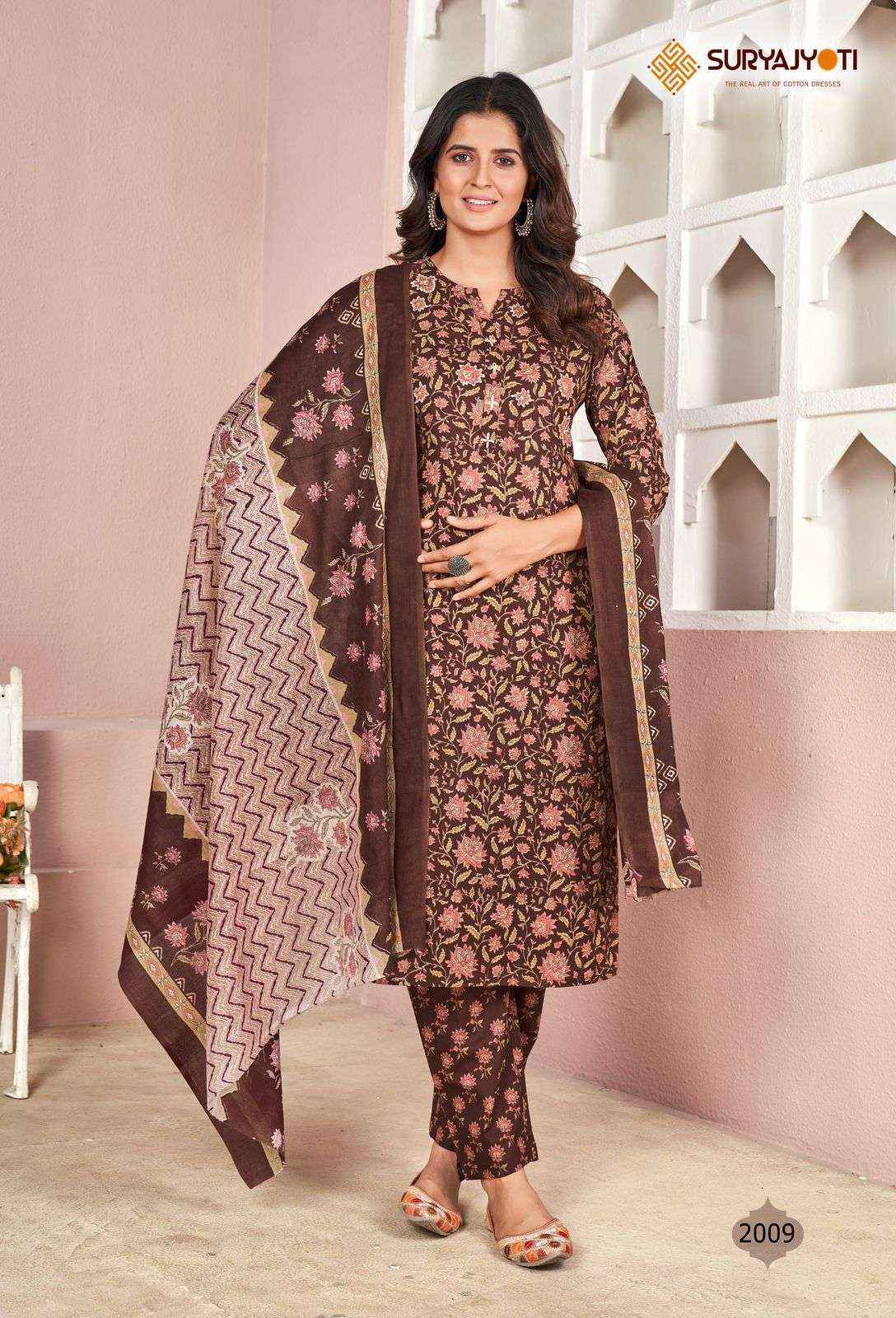 SURYAJYOTI NATASHA VOL 2 LAWN PRINT READY MADE SUIT ( 10 PCS CATALOG )