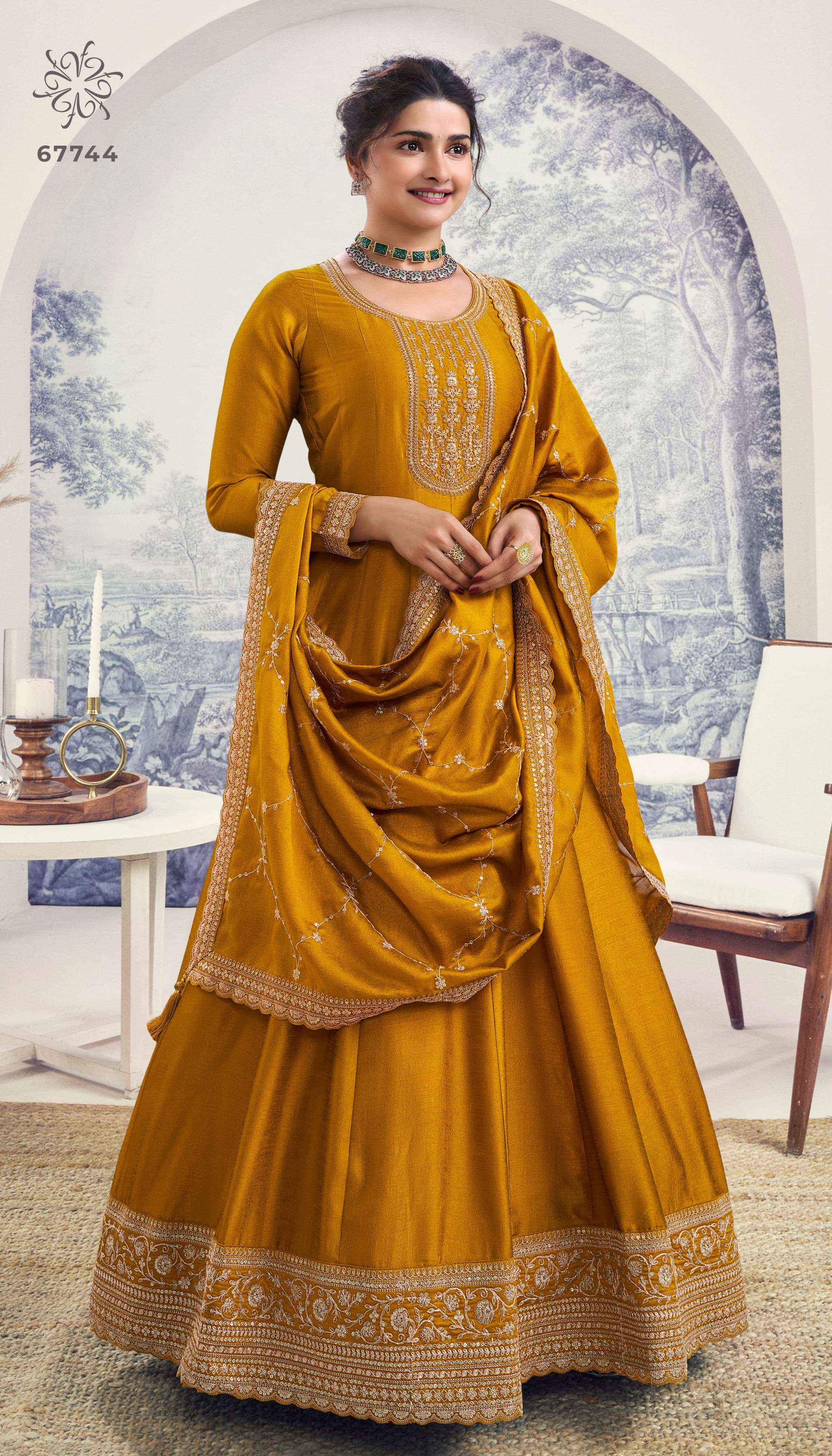 VINAY FASHION KULEESH AALIYA VOL 2 GEORGETTE ANARKALI SUIT VINAY FASHION KULEESH AALIYA VOL 2