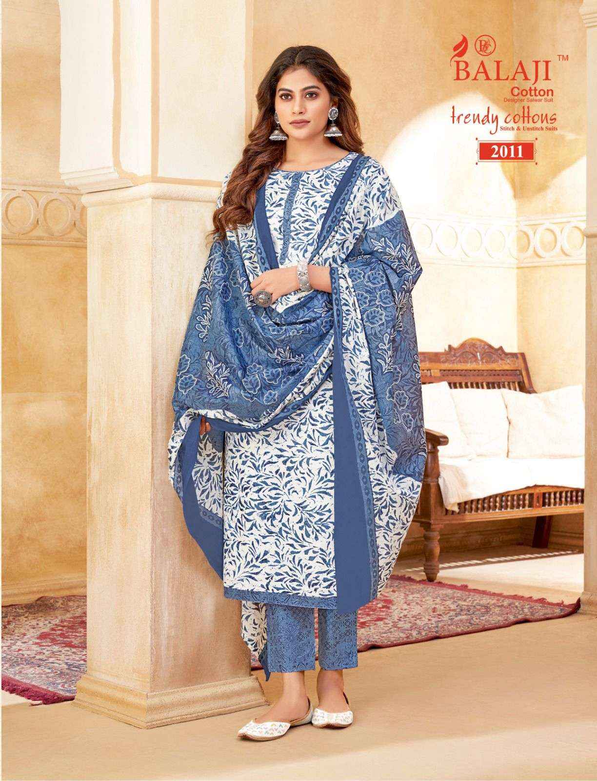 BALAJI COTTON TRENDY COTTON VOL 2 COTTON DRESS MATERIAL FACTORY PRICE