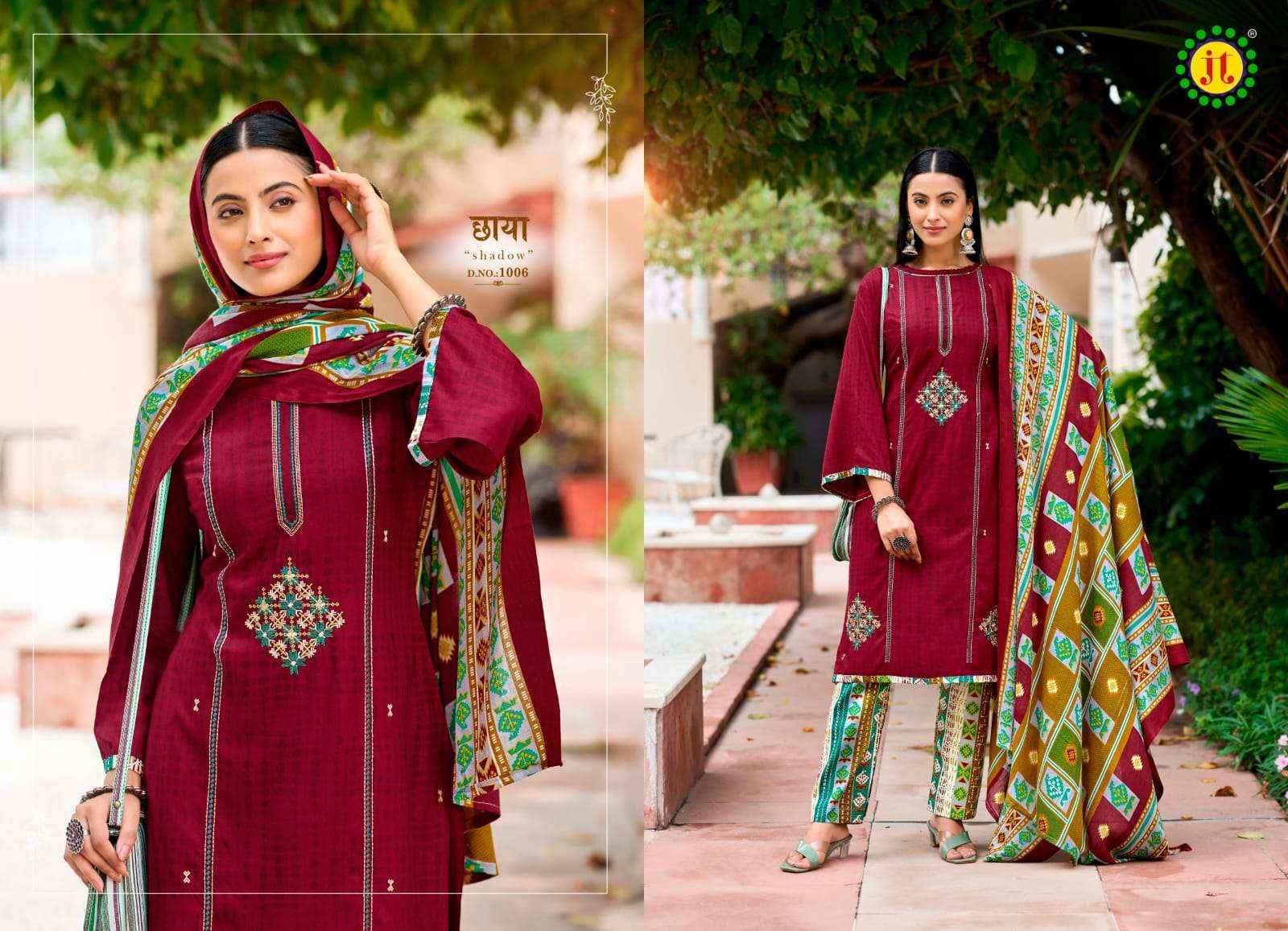 JT ZOYA RAYON FANCY PREMIUM WORK SALWAR KAMEEZ ( 8 PCS CATALOG )