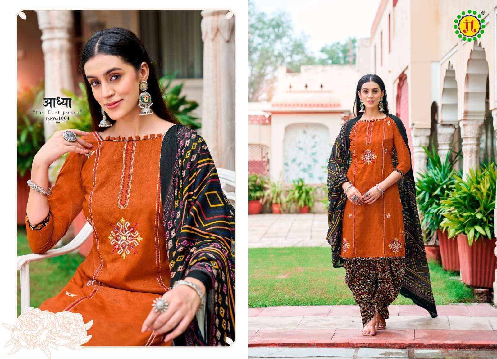 JT ZOYA RAYON FANCY PREMIUM WORK SALWAR KAMEEZ ( 8 PCS CATALOG )