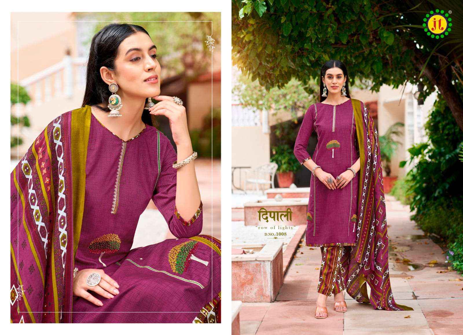 JT ZOYA RAYON FANCY PREMIUM WORK SALWAR KAMEEZ ( 8 PCS CATALOG )