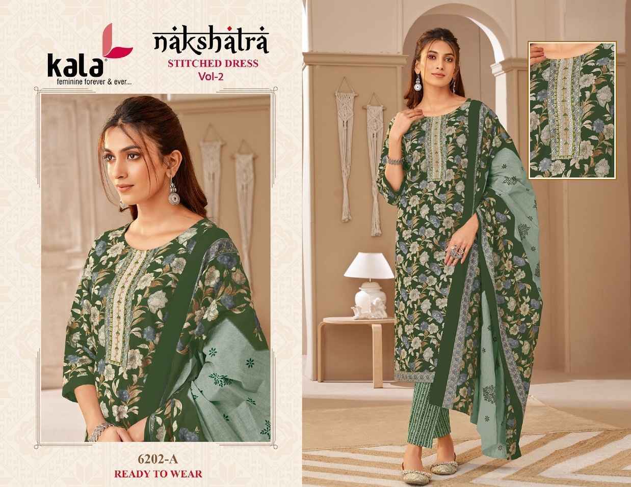 Kala Nakshatra Vol 2 Readymade Cotton Dress Material Ladies Suits In Surat Women Suits Manufacturers