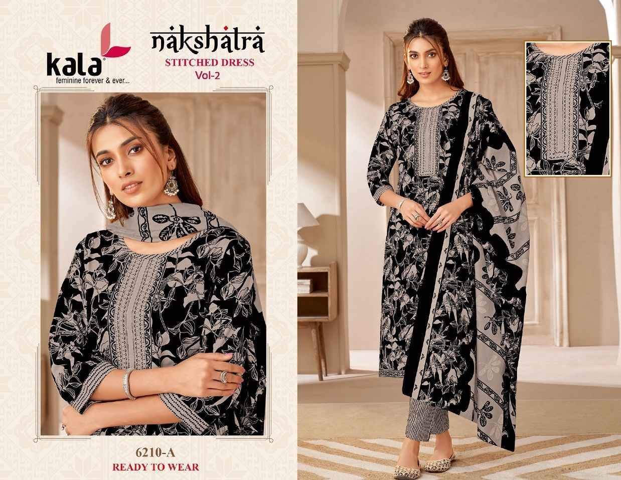 Kala Nakshatra Vol 2 Readymade Cotton Suits ( 12 pcs Catalogue )