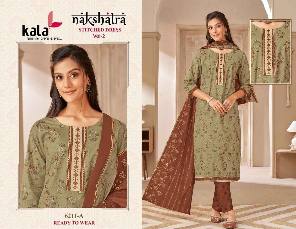 Kala Nakshatra Vol 2 Readymade Cotton Suits ( 12 pcs Catalogue )