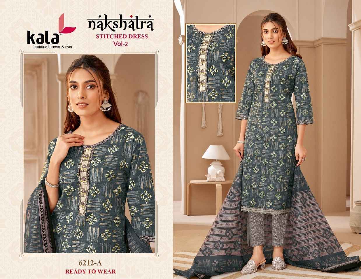 Kala Nakshatra Vol 2 Readymade Cotton Suits ( 12 pcs Catalogue )