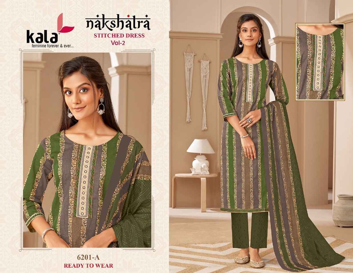 Kala Nakshatra Vol 2 Readymade Cotton Suits ( 12 pcs Catalogue )