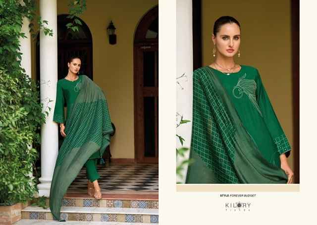 Kilory Trendz Haya Viscose Dress Material ( 8 pcs Catalogue )