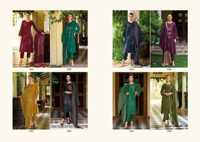 Kilory Trendz Haya Viscose Dress Material ( 8 pcs Catalogue )