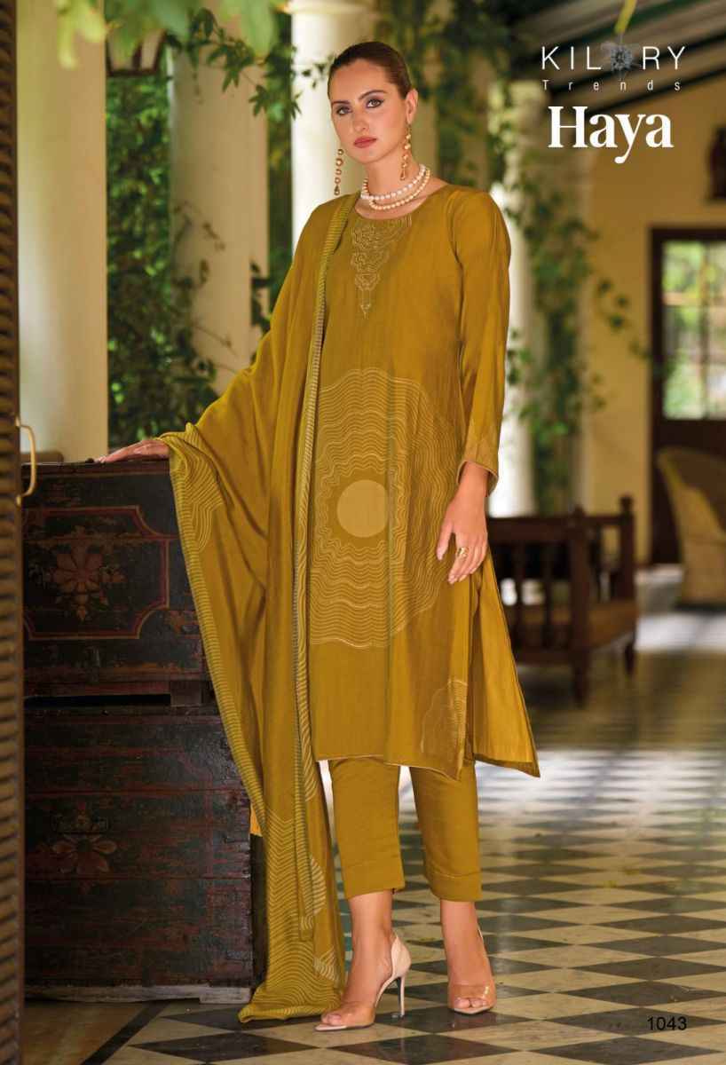 Kilory Trendz Haya Viscose Dress Material ( 8 pcs Catalogue )