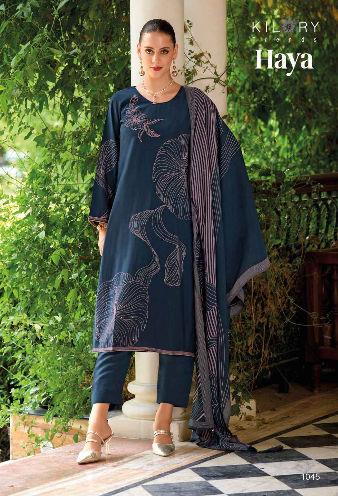 Kilory Trendz Haya Viscose Dress Material ( 8 pcs Catalogue )