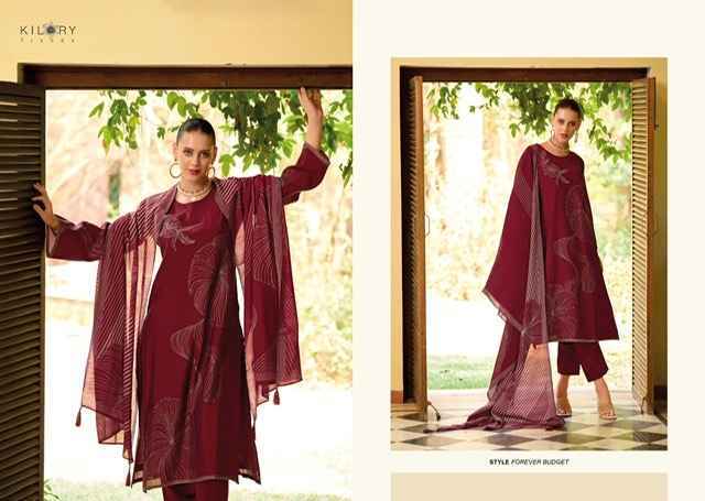 Kilory Trendz Haya Viscose Dress Material ( 8 pcs Catalogue )