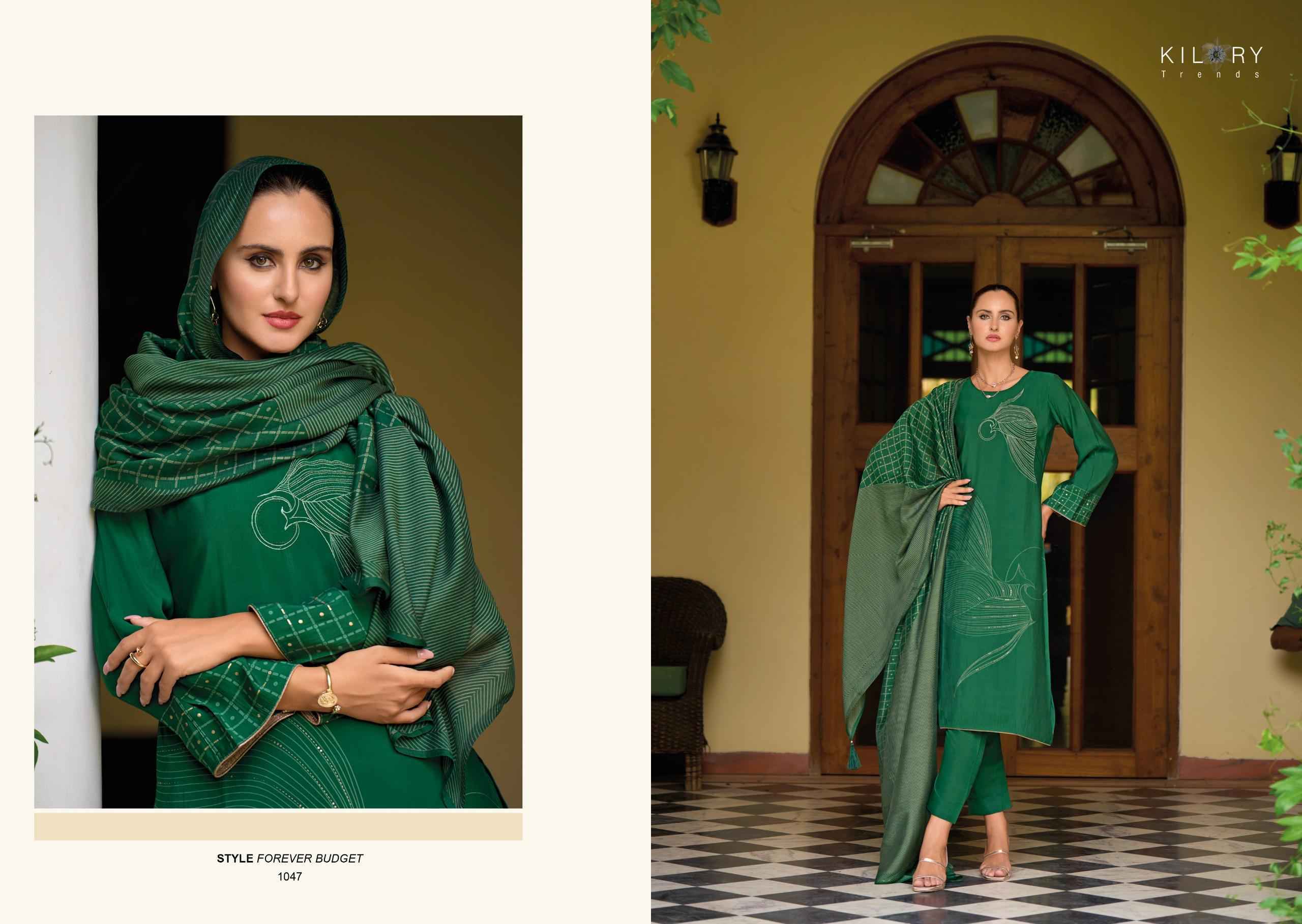 Kilory Trendz Haya Viscose Dress Material ( 8 pcs Catalogue )