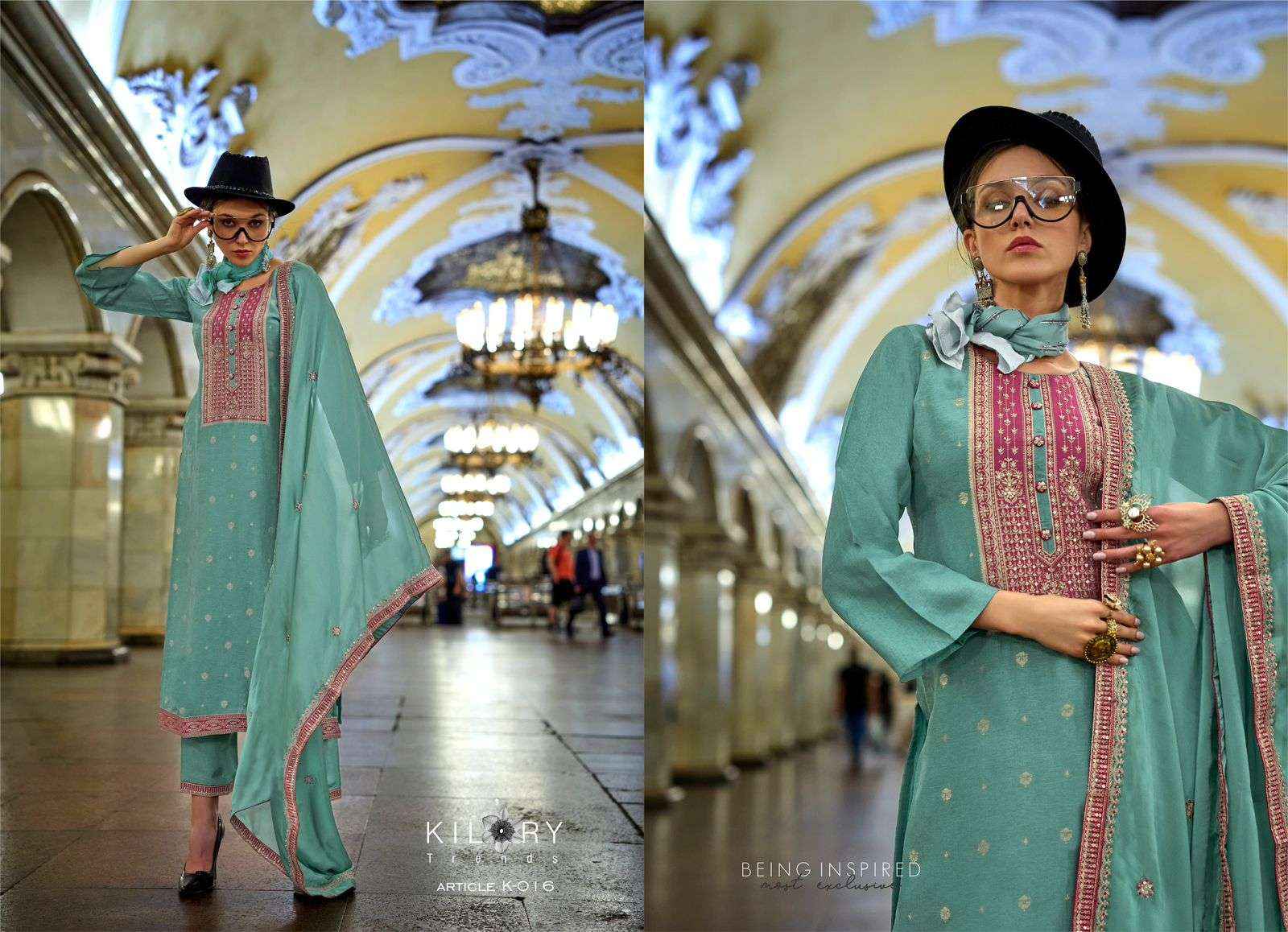 KILORY TRENDZ PICCASO SILK DESIGNER HEAVY SUIT ( 6 pcs catalog )