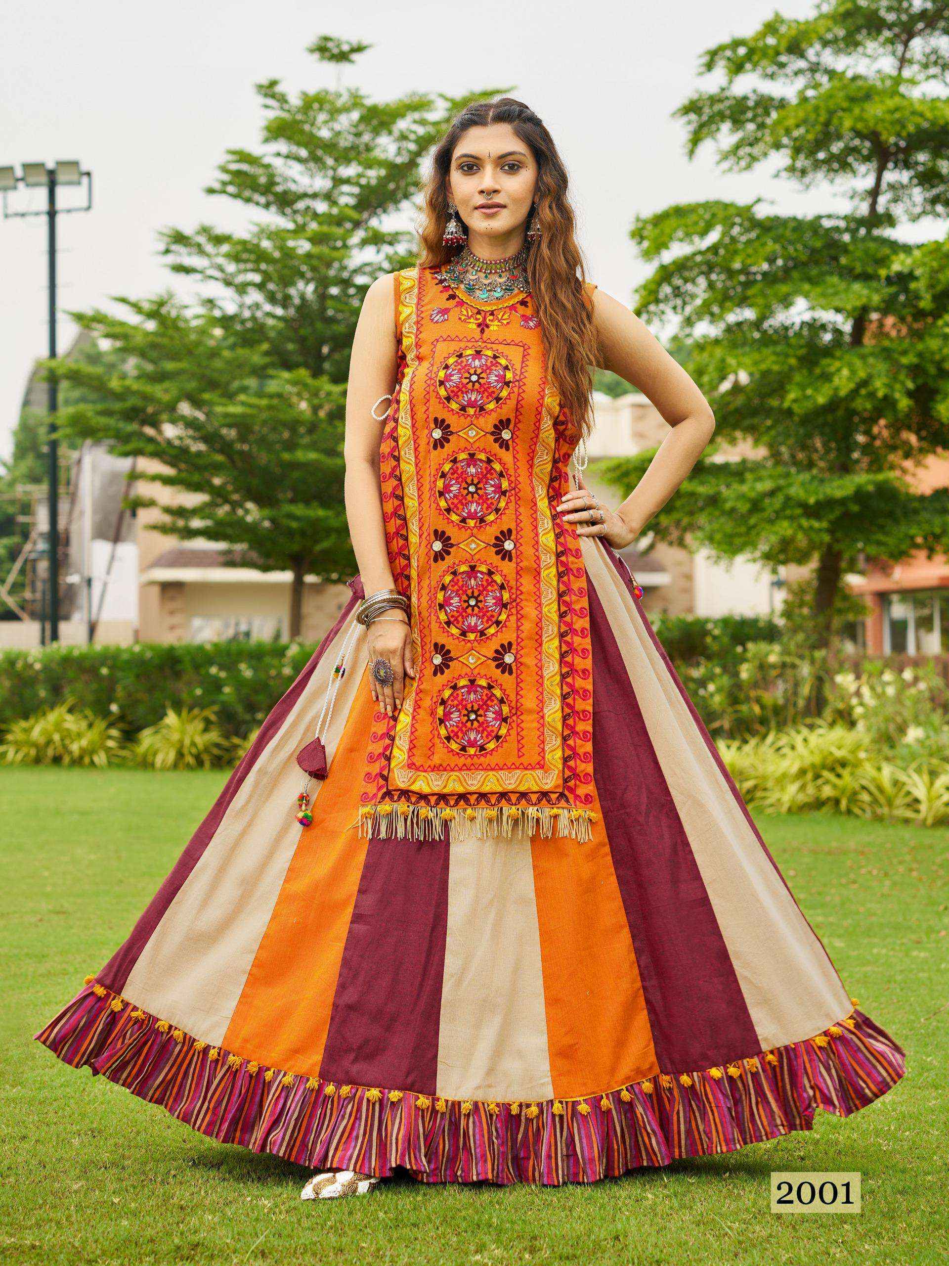 MESMORA KHELAIYA VOL 2 COLOURFUL SKIRT WITH CHOLI