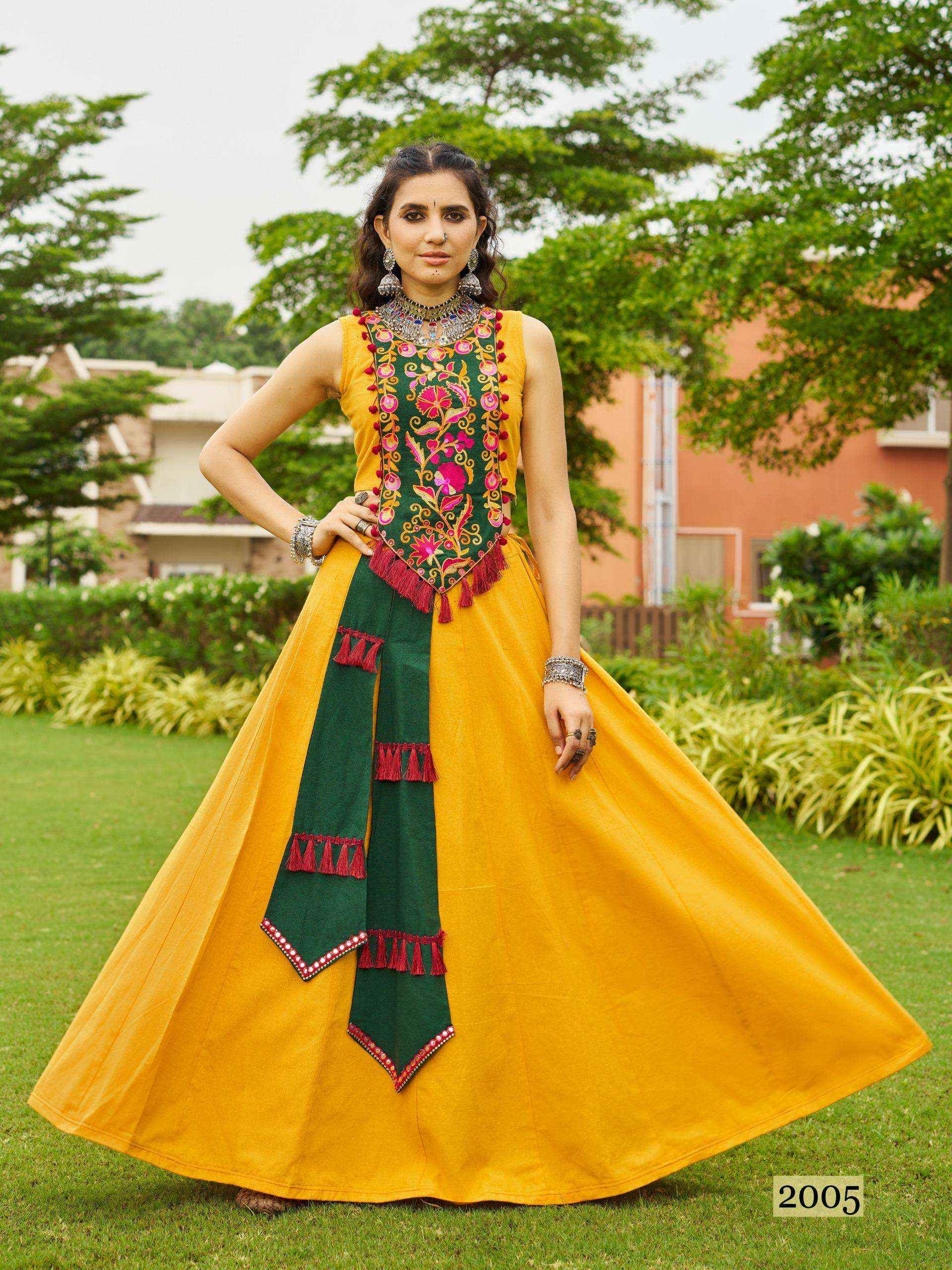 MESMORA KHELAIYA VOL 2 COLOURFUL SKIRT WITH CHOLI ( 7 PCS CATALOG )