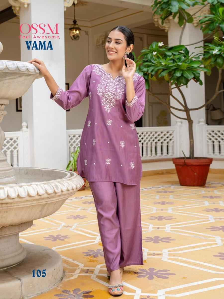 Ossm Vama Viscose Co Ord Set 6 pcs Catalogue