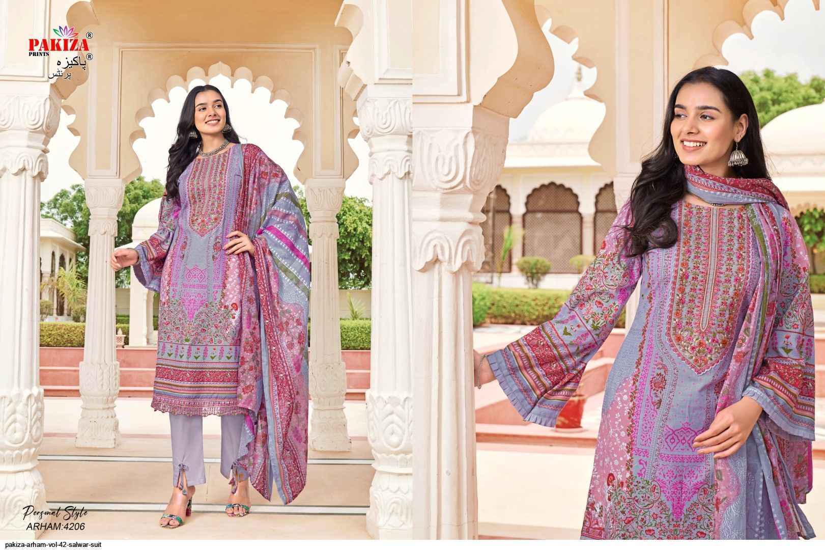 Pakiza Prints Arham Vol 42 Lawn Dress Material ( 10 pcs Catalogue )