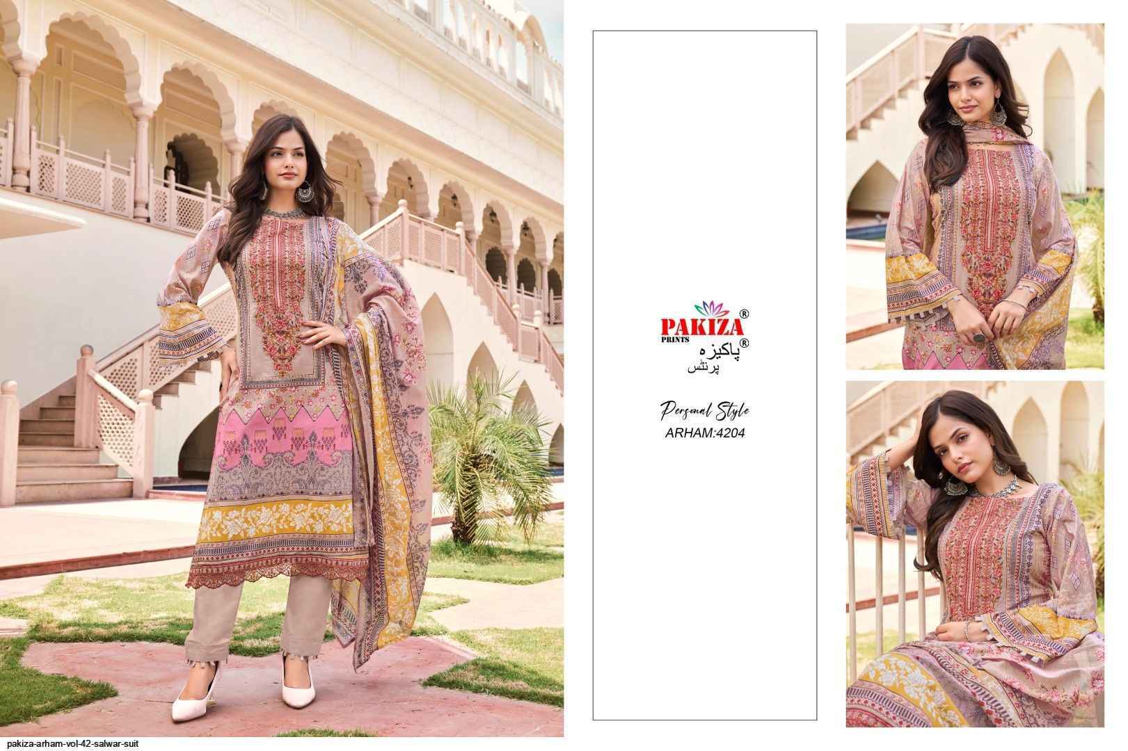 Pakiza Prints Arham Vol 42 Lawn Dress Material ( 10 pcs Catalogue )